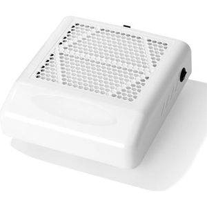 Nagelstofzuiger, elektrische nagelstofzuiger, 80W nalstofzuir afzuigkap for manicure pedicure stofabsorber met verwijderbaar filter nalstofzuir voor acrylnagelpolijsten, salon en thuis