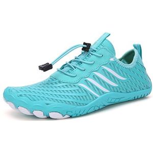Geaard schoeisel voor dames en heren, antislip wandelingen, waterschoenen voor wandelen, blote voet, uniseks, voetvormige sneakers, brede teenbox, 11 x 10 x 33 cm, 38 EU