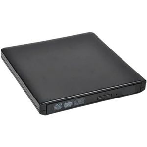 Extern Dvd-station USB 3.0 Slanke Cd/dvd-rom Cd/dvd-rw-brander Spelerbrander Gebruiksvriendelijk(Black)