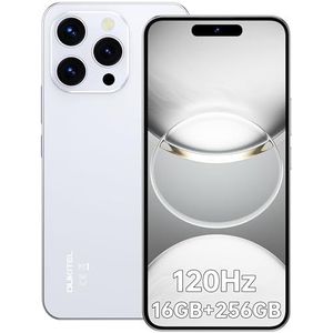 OUKITEL P1 Mobiele telefoon zonder abonnement, 24 GB + 256 GB smartphone zonder abonnement, Android 14, 6,7 inch AMOLED-display, simlockvrije mobiele telefoons 5150mAh, 50MP + 32MP camera, GPS, NFC,