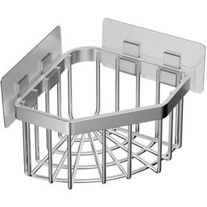 Zeepschotel, Zeeprek, Organized Storage Solution for Kitchen Sink, Stainless Steel Holder, Efficient Drainage(Silver)