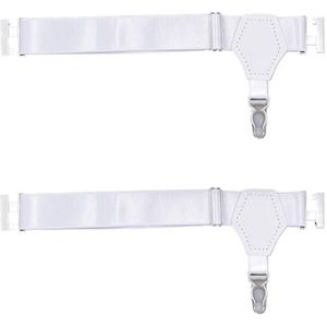 Heren Sokken Kousenbanden for Mannen Verstelbare Elastische Shirt Kousenbanden for Mannen Sokken Antislip Klemmen Shirt Bretels for Mannen Comfortabel Gemakkelijk Te Dragen for Formeel Zakelijk Casual