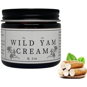 Wild Yam Cream, Wild Yam Cream Hormonen Balans, Annas Wild Yam Cream Organic, Organic Wild Yam Balancing Butter, Wild Yam Skin Cream, Organic Wild Yam Cream for Menopauze (1 stuks)