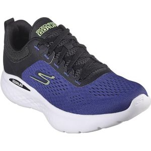 Skechers Go Run Lite Sneakers voor heren, blauw/zwart, 45,5 EU, zwart, blauw, 45.5 EU