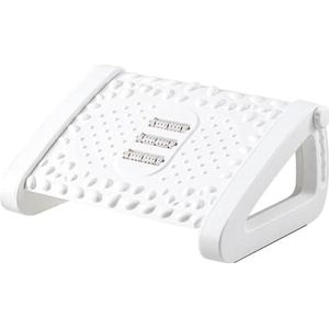 Ergonomische kantoorvoetsteun Draagbare voetsteun onder bureau Voetenkruk for thuiskantoor Werk Voetrustkruk met massagerollen Footrest (Color : White Feet Stool)