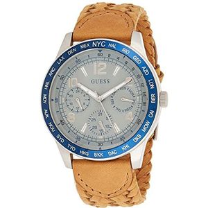 GUESS W1244G1,Men Casual,Multi-Function,with Leather Strap