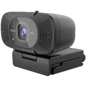 PC-camera 1080P HD webcam USB-camera for pc, met dubbele microfoon, mini-webcamera for conferenties en livestreaming, 90° gezichtsveld