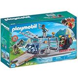 Playmobil Dinos 9433 Propellerboot Met Dinokooi, Drijfvermogen, Vanaf 4 Jaar