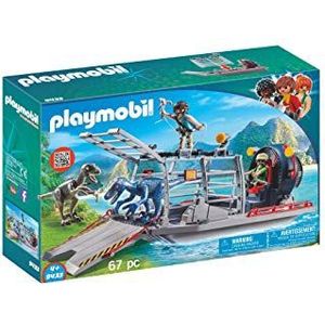 Playmobil Dinos 9433 Propellerboot Met Dinokooi, Drijfvermogen, Vanaf 4 Jaar