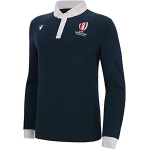 RWC 2023 Rugby World Cup Cotton Polo Shirt (Navy)