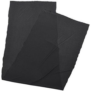 Luidsprekerstof mesh-stof, beschermhoes van stof voor stereoluidspreker (zwart, 1,4 m x 0,91 m)