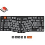 Keychron - K15 Max - Toetsenbord - Draadloos - LED - Rood