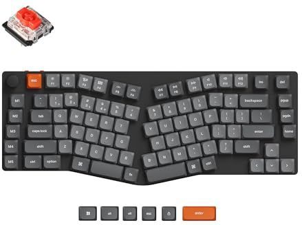 Keychron - K15 Max - Toetsenbord - Draadloos - LED - Rood