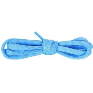 THEDAYBABY 3Pairs Halfronde Schoenveter Sneakers Canvas Schoenen Basketbal Schoenen Zwart-Wit Kleur Schoenveters., Hemelsblauw, 160