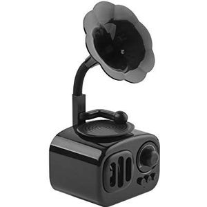 NABO Retro Mini (Draadloze Audio Streaming Speaker, inclusief Microfoon, Zwart)