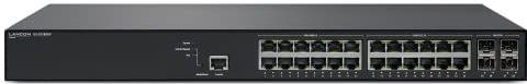 Lancom Systems - GS-3528XUP - Netwerkschakelaar - Zwart - Beheerd met 28 Havens