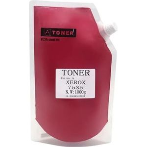 1000g tonerpoeder compatibel met X-rox 7525 7535 7545 7556 7835 7855 7955 2276 3374 3376 4476 5576 7858 cartridge(Magenta 1000g)