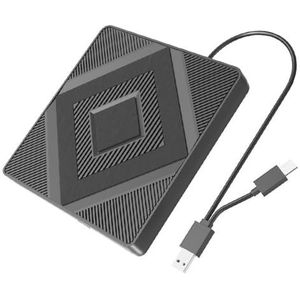 Extern USB Optisch Station DVD-brander 3.0 Type-c Verwisselbaar Schijfstation Externe Computer Universele Desktop Heldere Beeldkwaliteit Stabiele Audio
