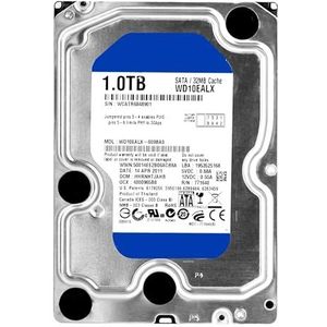 BQTEC Interne harde schijf HDD Para WD10EALX 1TB 7200 RPM SATA III 3.5"" 32MB Cache