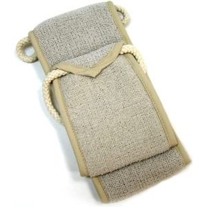 Aquis Peeling-linnen rugschrobber