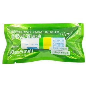 Neusinhalatorstick - Draagbare neusinhalatoren voor etherische oliën - Aromatherapie-inhalatoren met fruitsmaak voor essentiële oliën, inhaleer gezondheid en vergroot de focus Halatua