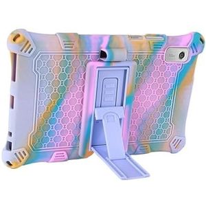 Geschikt for Lenovo Tab M9 2023 TB-310FU TB-310XU 9 inch Tablet Schokbestendig Kids Stand Cover Case(Colurful Purple)