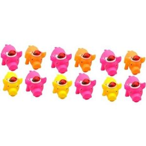 minkissy 12 Pcs Kerst Varken Speelgoed Kerst Kinderen Gift Voor Pet Puppy Bijt Speelgoed Kerst Hond Kauwspeelgoed Huisdier Speelgoed Kerst Kous Stuffer Hond Bite Vinyl Modellering