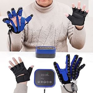 Upgrade revalidatierobothandschoenen, oefeningen met één vinger en volledige vinger, stuur een extra stimulator,RightHand-S