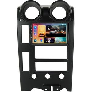 Android 15 GPS Navigation Stereo voor Hummer H2 2002-2007 9 Inch 2 Din Car Stereo Radio met CarPlay AHD Omgekeerd beeld Bedieningselementen op het stuur Bluetooth(H8 8G+256G)