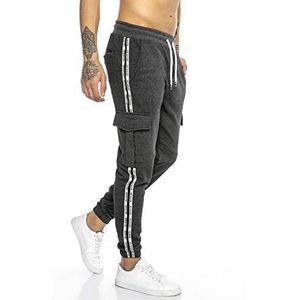 Redbridge Joggingbroek voor heren, cargobroek, vrijetijdsbroek, grijs, XL