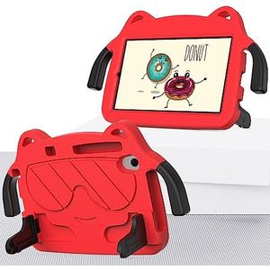 Tablet PC-hoes Kindertas Compatibel met Lenovo Tab M8-hoes (3e generatie) TB-8506F/8506X-hoes Duurzame, schokbestendige handgreepstandaard Beschermhoes Lichtgewicht EVA-hoes Bescherming(Rosso)