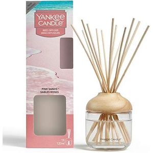 Yankee Candle diffuser met geurstokjes, Pink Sands, 120 ml, tot wel 10 weken geur