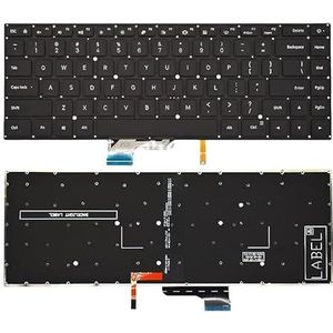US toetsenbord met achtergrondverlichting voor Xiaomi voor Mi voor Notebook Pro 15.6"" TM1701 171502 171501 TM1707 181501-AD AL AF(US Black Backlight)