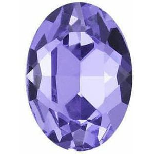 Ovale strass steentjes Piontback Nail Art strass steentjes K9 glas strass steentjes op kleding kristal kralen-paars-6x8mm 50 stuks