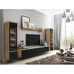 Woonkamermeubelset, RTV-meubelset, 4-delig, moderne woonkamermeubels, wandkast, meubels woonkamer
