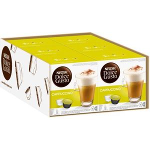 Nescafe Dolce Gusto Cappuccino 6 Pack (96 Capsules)