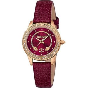 Just Cavalli Elegant horloge JC1L275L0025, Wijn rood, Glam