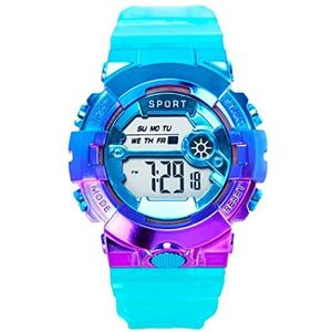 Klassiek analoog polshorloge voor tieners - Trendy sportbandhorloge met eenvoudige decoratieve wijzerplaat, Eén maat, Plastic, Geen edelsteen