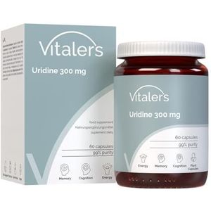 Vitaler's - Uridine - Voedingssupplement - 300 mg - 60 Capsules