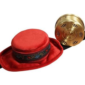 Traditionele Draagbare Moxibustion Rookloze Bijvoet Koperen Doos Chinese Moxa Roll Tool