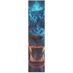 KAAVIYO Artistieke blauwe ruimte giraffe model griptape voor skateboard grip tape zelfklevend antislip voor longboard stickers grip (23 x 83 cm, 1 stuk)