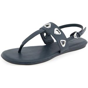Aerosoles Iago, platte damessandalen, kunstleer marineblauw, 42 EU