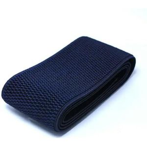 6CM brede duurzame broek rok riem kleur elastische band/twill elastische tape latex elastische tape rubberen band-donkerblauw-60mm-1M