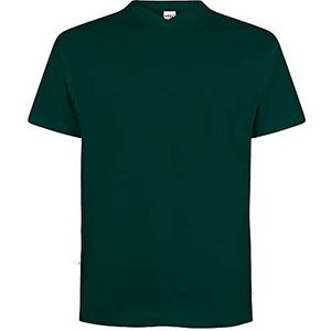Logostar Basic Bigsize T-shirt voor heren, oversized shirt 3XL - 15XL, katoenen T-shirt met V-hals, forest green, 3XL Grote maten
