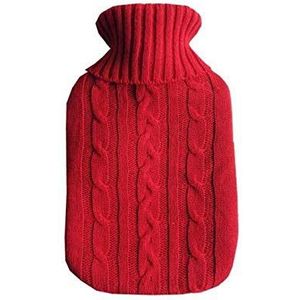 OIFAODAO, Warmwaterkruiken gebreide tas 2L grote warmwaterkruik met geweven hoes, Heetwaterzak,Warmwaterkruik(F)