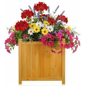 UNUS Houten kisten, 3 delige set, als opbergdozen, plantbare