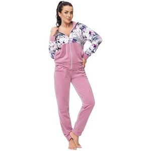 LEVERIE - Wellnesspak - Roze - Met Sweatjack en Broek