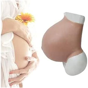 Realistische Siliconen Zwangerschapsbuik - Aanpasbare Nepbuik voor Cosplay & Optredens, Ademend Lichtgewicht Ontwerp met Echte Huidtextuur