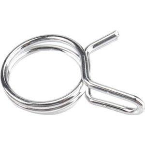 Siliconen vacuümslangklembevestiging, 10 stks/set Slangklemmen Universele Pijp Lente Klemmen Rvs Afdichting Pijpklemmen Hardware(18mm)