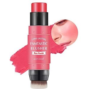 Blush Stick - Waterproof Blush Make-up met | Wang Blush, Lippenstift, Oogschaduw Make-up Stick, Make-up Cosmetica Cadeau voor Meisjes en Vrouwen Xiebro